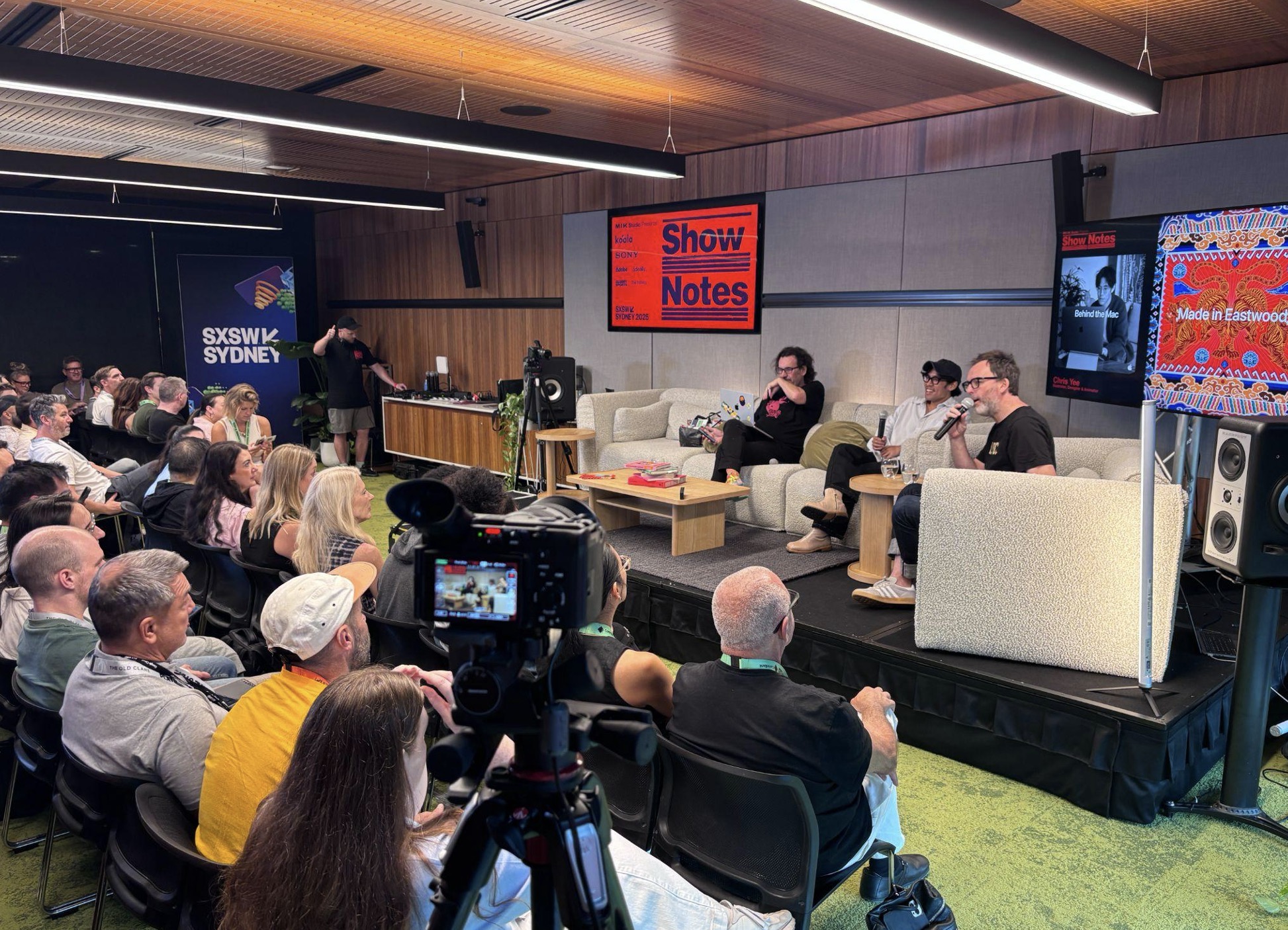 Sydney artist Chris Yee featured on Black T Shirts Podcast at sold-out SXSW Sydney session